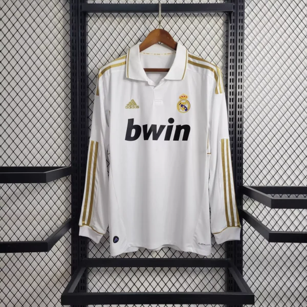 Real Madrid 2011/12 - Local - Aficionado - Retro - Manga Larga
